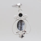 925 Sterling Silver Dendritic Opal Pendants