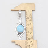925 Sterling Silver Larimar Pendants