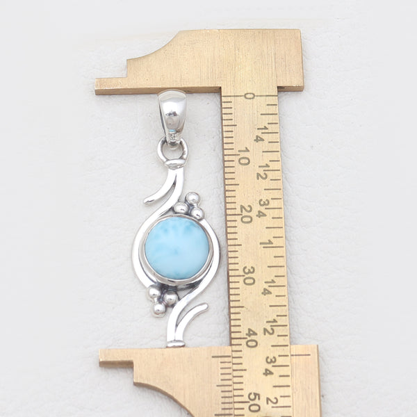 925 Sterling Silver Larimar Pendants