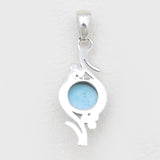 925 Sterling Silver Larimar Pendants