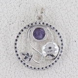 Charoite Gemstone 925 Silver Pendant