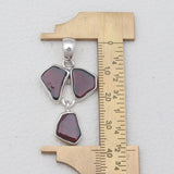 925 Sterling Silver Garnet Pendants