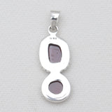 925 Sterling Silver Garnet Pendants