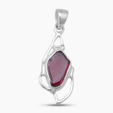 925 Sterling Silver Garnet Pendants