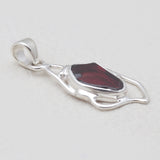 925 Sterling Silver Garnet Pendants