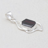 925 Sterling Silver Garnet Pendants