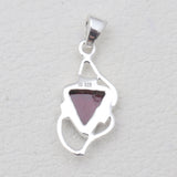 925 Sterling Silver Garnet Pendants