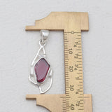 925 Sterling Silver Garnet Pendants