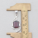 925 Sterling Silver Garnet Pendants