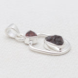 925 Sterling Silver Garnet Pendants