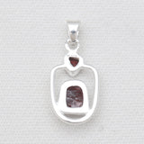 925 Sterling Silver Garnet Pendants