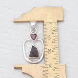 925 Sterling Silver Garnet Pendants