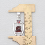 925 Sterling Silver Garnet Pendants
