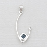 925 Sterling Silver Neon Apatite Pendants