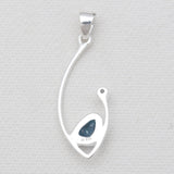 925 Sterling Silver Neon Apatite Pendants