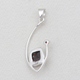 Garnet Silver Pendants