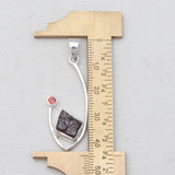 Garnet Silver Pendants