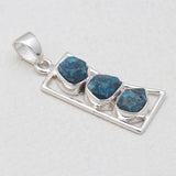 925 Silver Neon Apatite Pendants