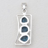 925 Silver Neon Apatite Pendants