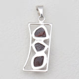 Garnet Silver Pendants