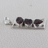 Garnet Silver Pendants