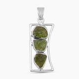 925 Sterling Silver Peridot Pendants