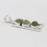 925 Sterling Silver Peridot Pendants