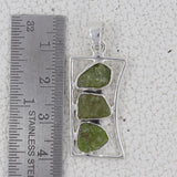 Fanta Garnet Gemstone Silver Pendant