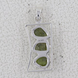 925 Sterling Silver Peridot Pendants