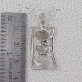 925 Silver Fanta Garnet Pendant