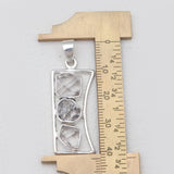 925 Silver Herkimer Quartz Pendants