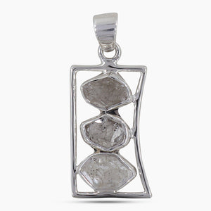 925 Silver Fanta Garnet Pendant