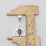 Ruby Silver Pendants
