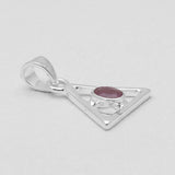 Ruby Silver Pendants