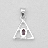 Ruby Silver Pendants