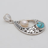 925 Silver Mexican Turquoise Pendants