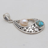 925 Silver Mexican Turquoise Pendants