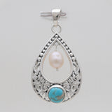 925 Silver Mexican Turquoise Pendants