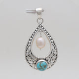 925 Silver Mexican Turquoise Pendants