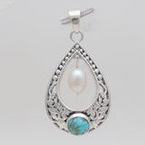 925 Silver Mexican Turquoise Pendants