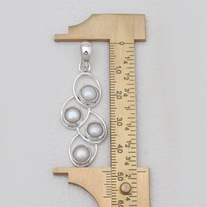 Pearl Silver Pendants