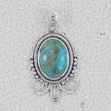 Dendritic Opal 925 Sterling Silver Pendant