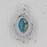 Dendritic Opal 925 Sterling Silver Pendant