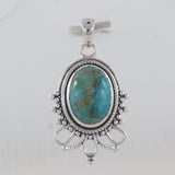 925 Sterling Silver Dendritic Opal Pendant