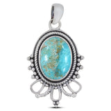 Dendritic Opal 925 Sterling Silver Pendant