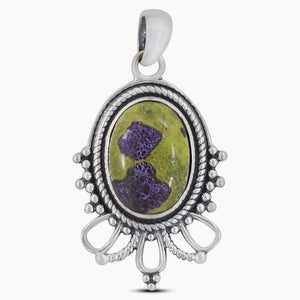 925 Sterling Silver Tasmanian Serpentine Pendants