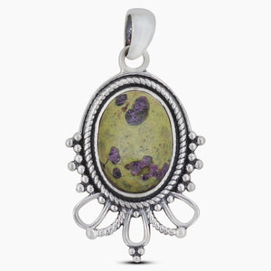 925 Sterling Silver Tasmanian Serpentine Pendants