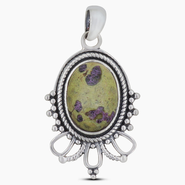 925 Sterling Silver Tasmanian Serpentine Pendants