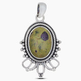 925 Sterling Silver Tasmanian Serpentine Pendants