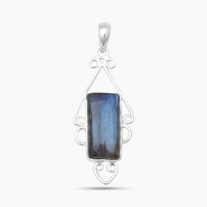 925 Sterling Silver Labradorite Pendants